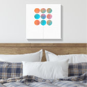 ミニマルモダンシック抽象芸術アート キャンバスプリント (インサイチュ (寝室))