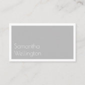 ミニマルモダンシンプルタイポグラフィ 名刺 (正面)