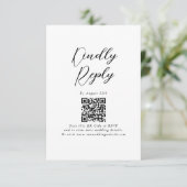 ミニマルモダンシンプル結婚主義の エンクロージャーカード (スタンド正面)