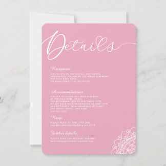 ミニマルモダンシンプル詳細 招待状