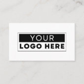 ミニマルモダンスのカスタムロゴのソーシャルメディアのアイコン 名刺 (正面)