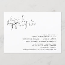 ミニマルモダンスのスクリプカジュアルト・リハーサル・ディナー