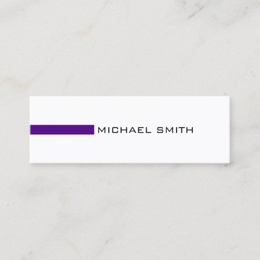 ミニマルモダンスインディゴプロフェッショナル スキニー名刺 (正面)