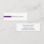 ミニマルモダンスインディゴプロフェッショナル スキニー名刺 (正面/裏面)