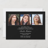 ミニマルモダンスエレガントインクスクリプト4 Photo Grad 案内状 (裏面)