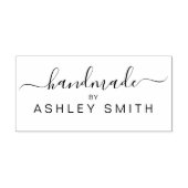 ミニマルモダンスエレガントスクリプト手作りビジネス ラバースタンプ (インプリント)