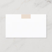 ミニマルモダンスエレガントモノグラムシンプルテンプレート 名刺 (裏面)