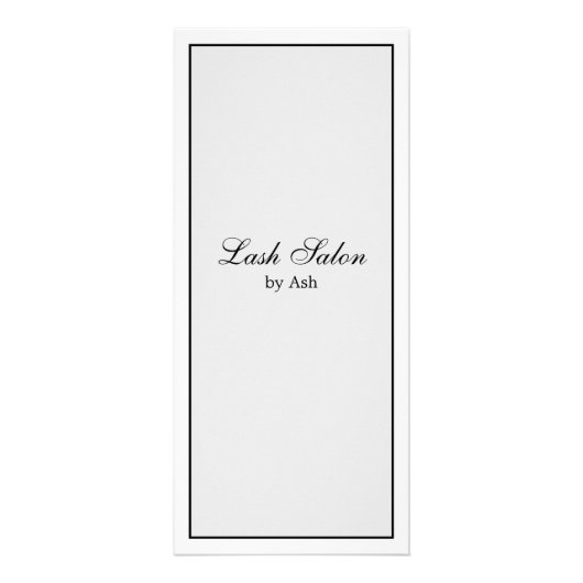 ミニマルモダンスエレガント・ラッシュアーティスト価格表 ラックカード (裏面)