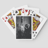 ミニマルモダンスカスタムの写真結婚の感謝 トランプ (裏面)