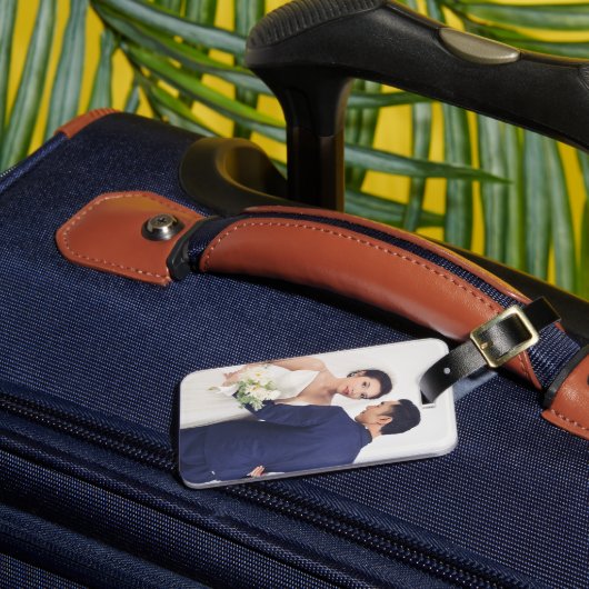 ミニマルモダンスカスタム写真 ラゲッジタグ (正面インサイチュ3)