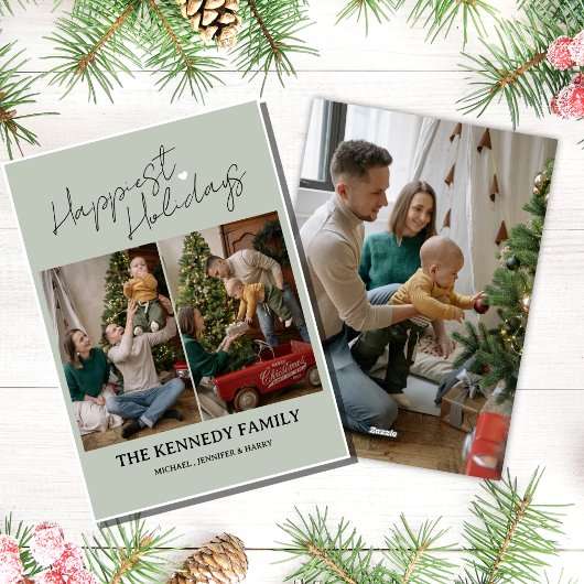 ミニマルモダンスカスタム名台本フォト シーズンカード