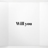 ミニマルモダンスカスタム的な結婚提案 三つ折りカード (内部中)