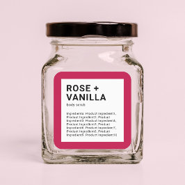 ミニマルモダンスカスタム色成分リスト スクエアシール