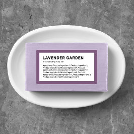 ミニマルモダンスカスタム色成分リスト ラベル