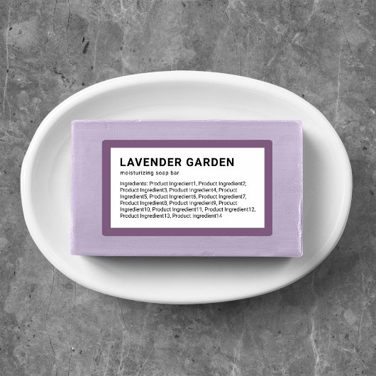 ミニマルモダンスカスタム色成分リスト ラベル