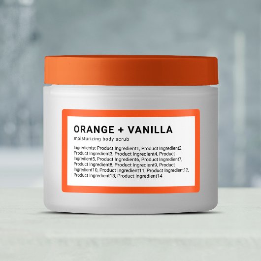 ミニマルモダンスカスタム色成分リスト ラベル