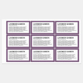 ミニマルモダンスカスタム色成分リスト ラベル (シート)