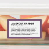 ミニマルモダンスカスタム色成分リスト ラベル (貼付)