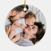 ミニマルモダンスカンジシンプルクリスマスツリー セラミックオーナメント (裏面)