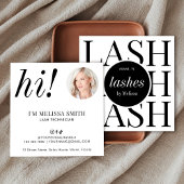 ミニマルモダンスシンプルのサロン写真 スクエア名刺