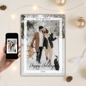 ミニマルモダンスシンプルクリスマス 招待状