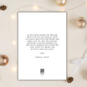 ミニマルモダンスシンプルクリスマス 招待状