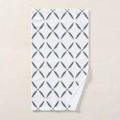 ミニマルモダンスシンプル幾何学的パターン バスタオルセット (ハンドタオル)