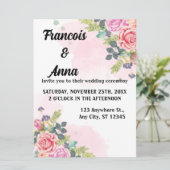 ミニマルモダンスシンプル結婚式招待状 招待状 (スタンド正面)