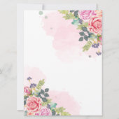 ミニマルモダンスシンプル結婚式招待状 招待状 (裏面)