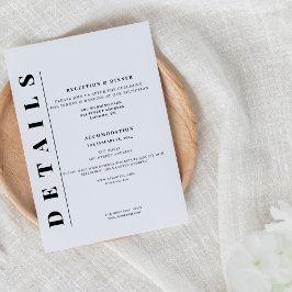 ミニマルモダンスシンプル詳細 エンクロージャーカード