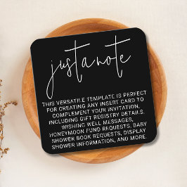 ミニマルモダンスタイリッシュシンプル エンクロージャーカード