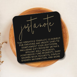 ミニマルモダンスタイリッシュシンプル エンクロージャーカード