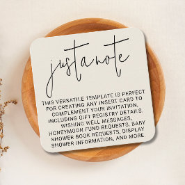 ミニマルモダンスタイリッシュシンプル エンクロージャーカード