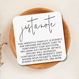 ミニマルモダンスタイリッシュシンプル エンクロージャーカード