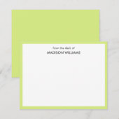 ミニマルモダンスタイリッシュトレンディー ノートカード (正面/裏面)