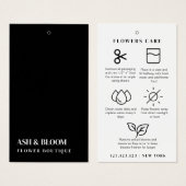 ミニマルモダンスフ気にラフつるラベル (正面&裏面)