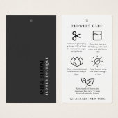 ミニマルモダンスフ気にラフつるラベル (正面&裏面)