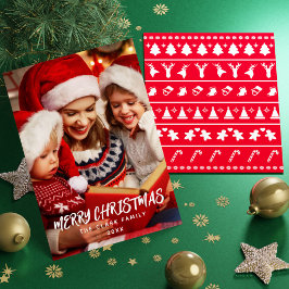 ミニマルモダンスブラシスクリプトファミリー写真 シーズンカード