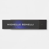 ミニマルモダンスプレーンブルー サインプレート (正面)