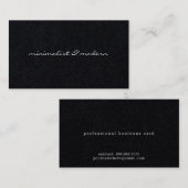 ミニマルモダンスプロフェッショナル 名刺 (正面/裏面)