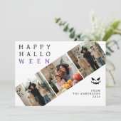 ミニマルモダンス不気味ハッピーハローウィン3写真 シーズンカード (スタンド正面)