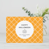 ミニマルモダンス不気味ハッピーハローウィン3写真 シーズンカード (スタンド正面)