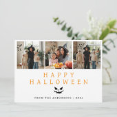 ミニマルモダンス不気味ハッピーハローウィン3写真 シーズンカード (スタンド正面)