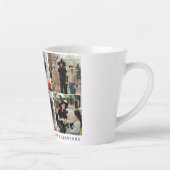 ミニマルモダンス不気味ハッピーハローウィン6写真 カフェラテマグ (右)