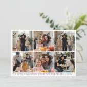 ミニマルモダンス不気味ハッピーハローウィン6写真 シーズンカード (スタンド正面)