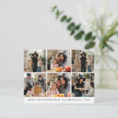 ミニマルモダンス不気味ハッピーハローウィン6写真 シーズンポストカード (スタンド正面)