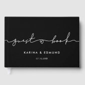 ミニマルモダンス手書き書結婚道 ゲストブック (正面)