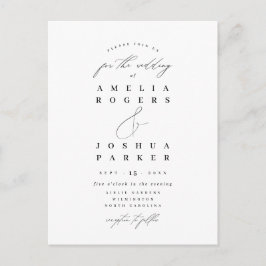 ミニマルモダンス書結婚道 ポストカード