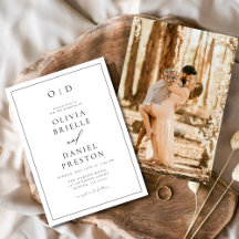 ミニマルモダンス白黒写結婚真