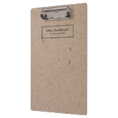 ミニマルモダンス素朴クラフト紙 クリップボード (左)